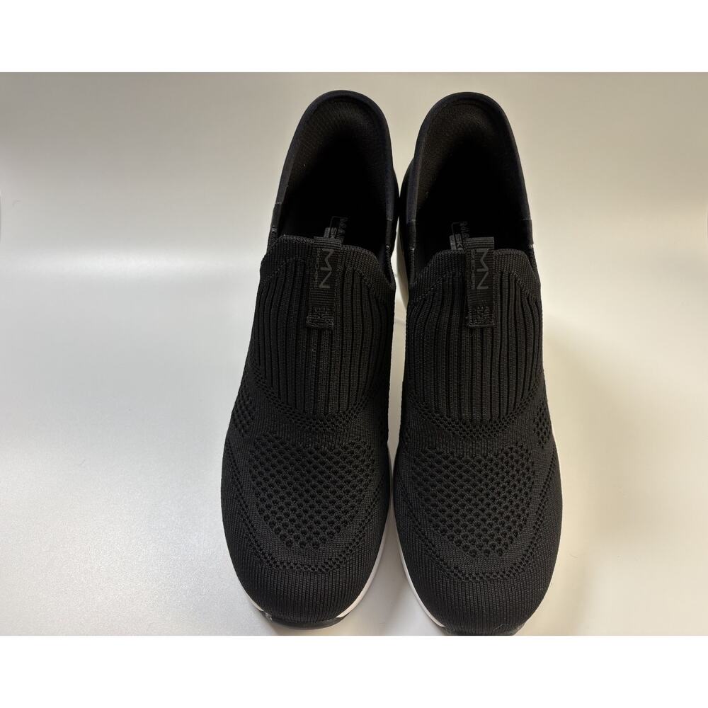 Skechers Mark Nason A Wedge Crecent Black Gold Women’s 9 Slip-Ins 177667 - Picture 3 of 9